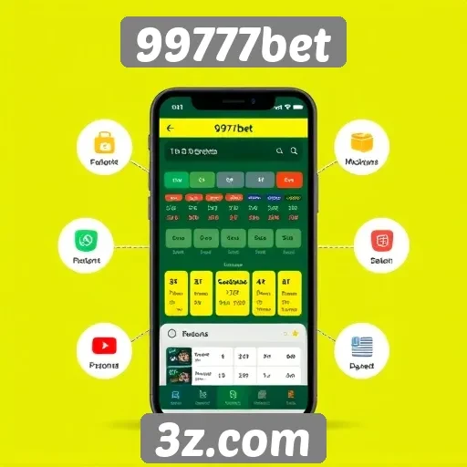 Funcionalidades e recursos do aplicativo 99777bet